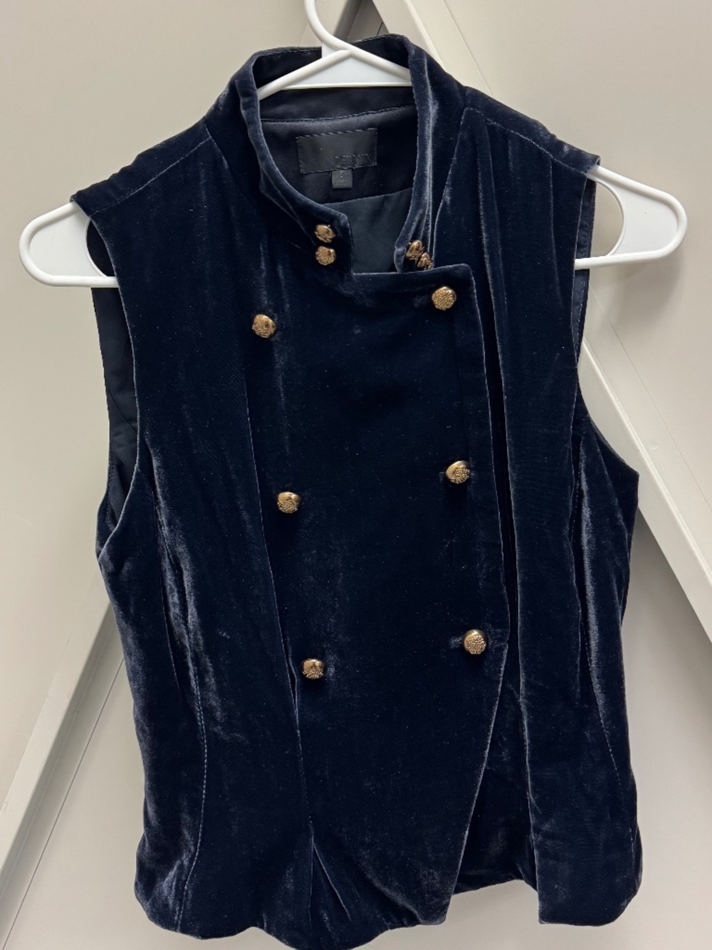 Intermix Velvet Vest Size S